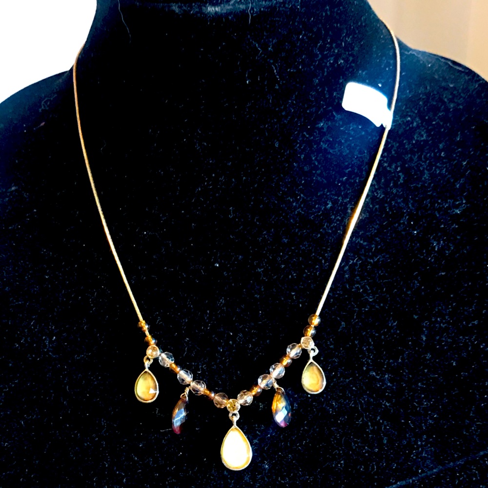 Lia Sophia 9.5” Mother of Pearl Necklace